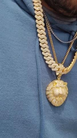 14mm Iced Prong Cuban Chain - Customer Photo From vladimir a.