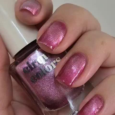 Magenta Pink Magnetic Nail Polish - Cirque Colors Solstice
