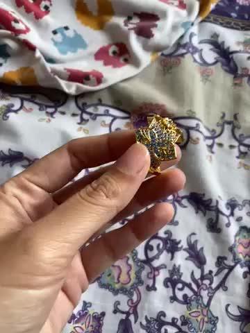 Arabian Night Ring Scarf - Royal - Customer Photo From Immatania Armansyah