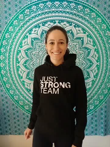 JUST STRONG TEAM HOODIE - Customer Photo From Clare Halligan