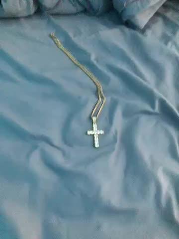 18k Gold-Plated CZ BlingBling Cross Hip Hop Pendant (With Chain) - Customer Photo From Isaac F.