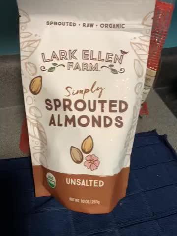 Almonds, Sprouted Organic - Customer Photo From Robin W.