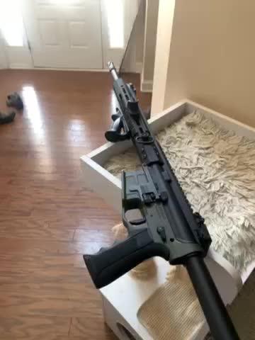 Angled Foregrip Hand Guard for Picatinny/Weaver Rail /W Thumb Lock Hand Stop - Customer Photo From Richard Perry
