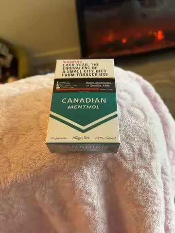 Canadian Menthol (King Size) - Pack (20 Cigarettes) - Customer Photo From Barb Chase