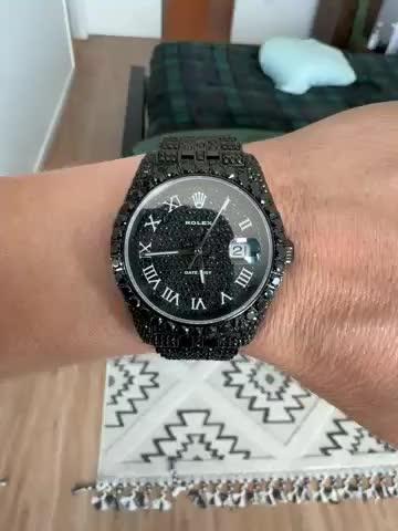 Rolex Datejust 41mm - Black Diamond - Customer Photo From Dustin Smith