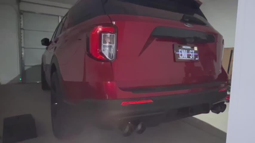 2.5" Axle-Back 2020-2023 Ford Explorer ST/Explorer Platinum, Lincoln Aviator, 3.0L EcoBoost, Dual Rear Aluminized Steel w/ Quad Tips - Customer Photo From Edward Valenzuela