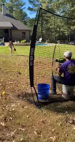 Heavy Duty Baseball/Softball 7 x 7 Hitting Net - Customer Photo From Blake Stanley
