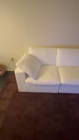 Cloud Couch with Ottoman - Customer Photo From LAURA V