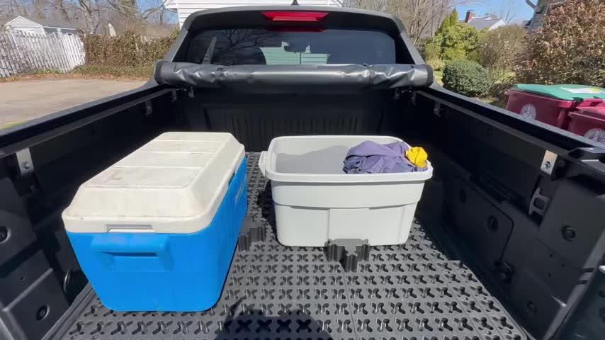 Tmat Compact Truck Bed Organizer Slide Out Mat | Universal Fit - Customer Photo From Joseph Masi