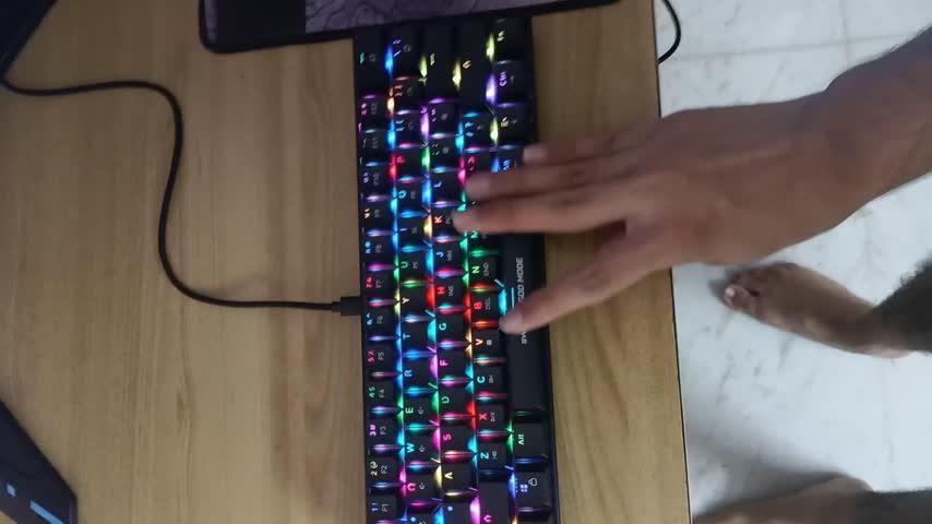 Cosmic Byte Themis Mechanical Gaming Keyboard Upgraded with Swappable Switches - Customer Photo From ALKA SONEJI