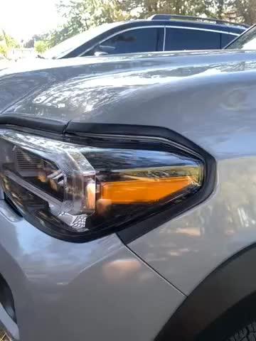 Tufskinz Headlight Accent Trim For Tacoma (2016-2023) - Customer Video From Ashley L.