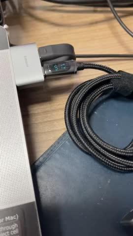 USB-C to USB-C 100W Cable with Amp Reader - Customer Photo From Chanji Narang