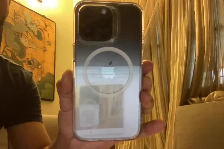 Apple iPhone 13 Pro Classic Hybrid Case with Halolock Magsafe Compatible by ESR - Clear - Customer Photo From Kumail Mohib