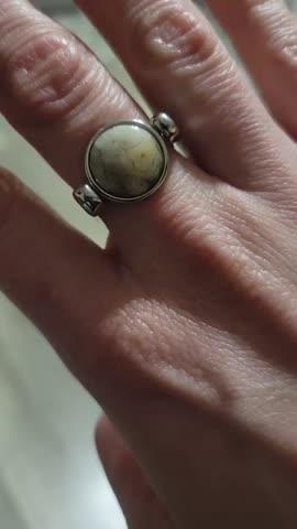 Silver CONQUERing Ring Base - Customer Photo From Bekie B.