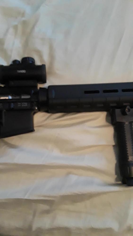 NBS Bipod Grip - Combination Vertical Grip and Bipod - Black - Customer Photo From Mike W.