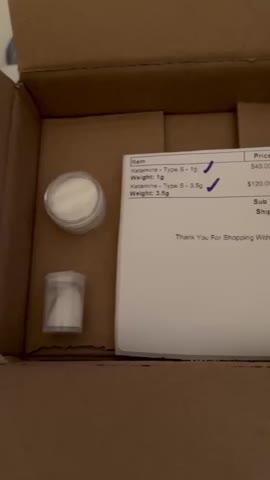 Ketamine - Type S - 1g - Customer Photo From Anonymous