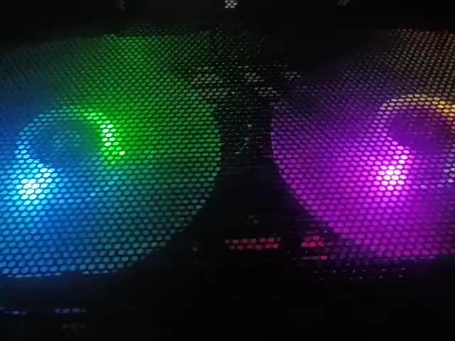 Cosmic Byte Wind RGB Laptop Cooling Pad, Dual 120mm RGB Fans,Supports up to 15.6" Laptops - Customer Photo From Vishal Gupta