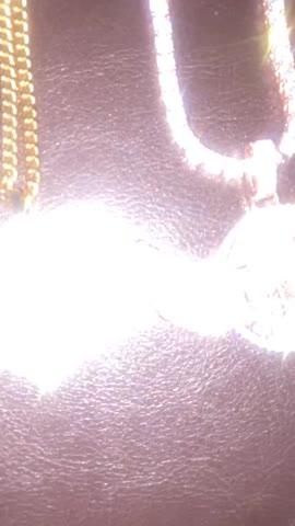 18k Gold-Plated CZ BlingBling Cross Hip Hop Pendant (With Chain) - Customer Photo From Playboy G.