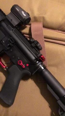 Strike Industries Extended Latch Charging Handle - Red - Customer Photo From Theo Cruz