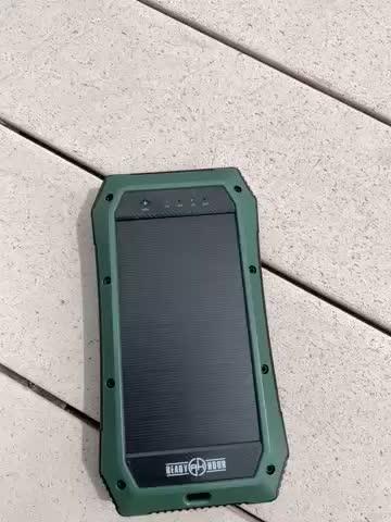 Wireless Solar PowerBank Charger & 20 LED Room Light (20,000 mAh) by Ready Hour - Customer Photo From Kevin Wenstrom