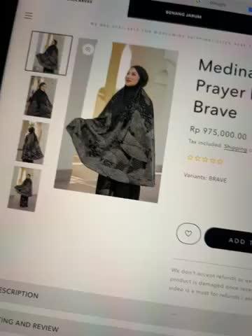 Medina 2 Prayer Robe - Brave - Customer Photo From Immatania Armansyah