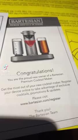 Bartesian: la machine pour vous faire des cocktails maison avec des  dosettes - Ton Barbier