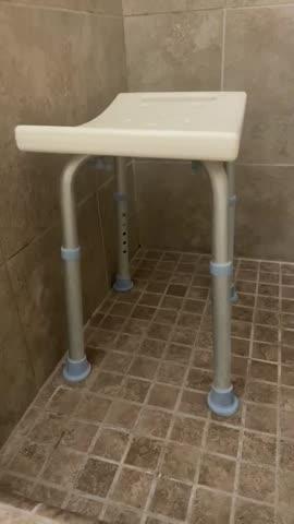 Standard - 300LBS Capacity Shower Stool - Customer Photo From Leticia