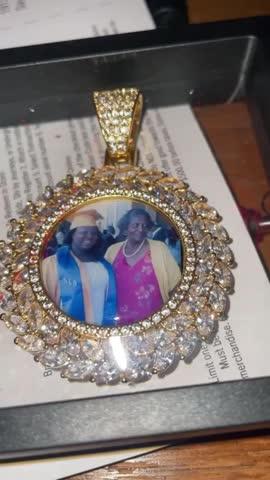Large 3D Wheat Ear Custom Picture Pendant - Customer Photo From Jacqunette R.