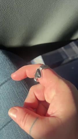 Onyx Heart-shaped Crystal Element - Customer Photo From Crystal Crocker