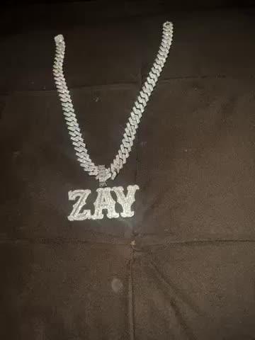 Custom Letters Freibeuter Font Necklace - Customer Photo From Zay