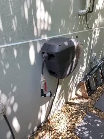 20m Retractable Hose Reel | Charcoal - Customer Photo From Gus Vitale