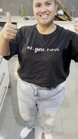 BeYOUtiful T-Shirt White - Customer Photo From Katelyn Laube