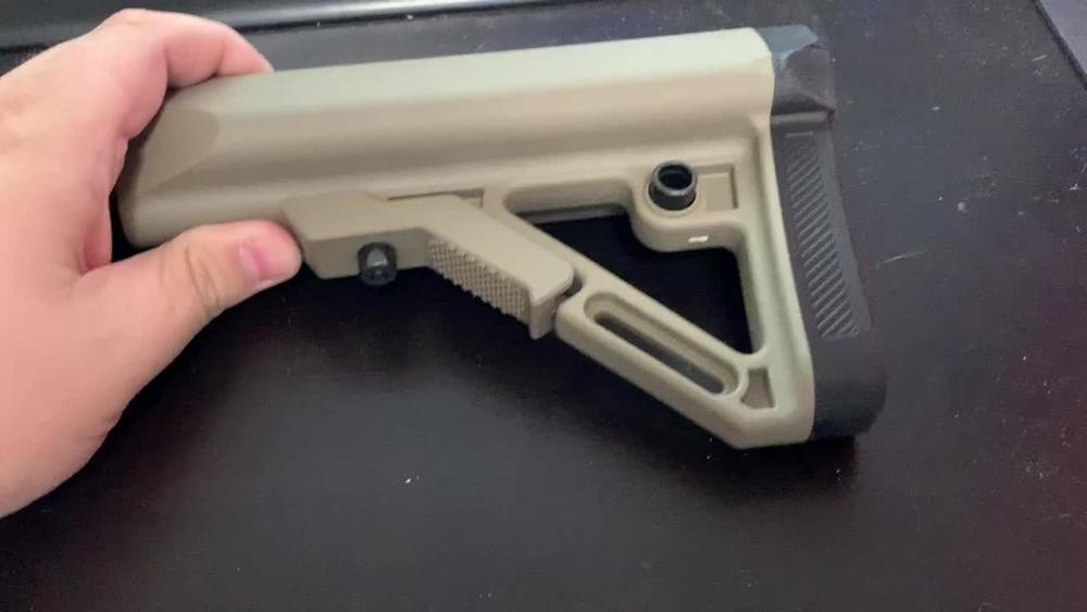 UTG PRO AR-15 Ops Ready S1 Mil-Spec Stock - FDE - Customer Photo From Garrett R.