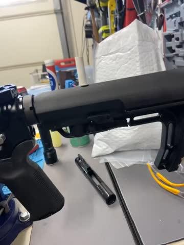 MFT BATTLELINK Minimalist Stock - Mil Spec - Black - Customer Photo From AARON CROSS