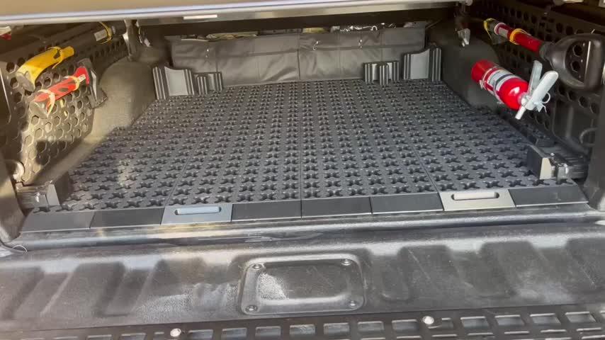 Tmat Compact Truck Bed Organizer Slide Out Mat | Universal Fit - Customer Photo From Karl Nosek