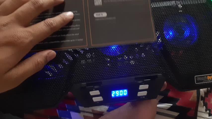 Cosmic Byte Meteoroid Cooling Pad with 6 Fans - Customer Photo From Aadi