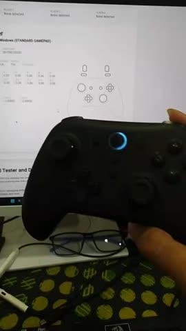 Cosmic Byte Blitz Wireless + Wired Controller for PC, Hall Effect Joystick & Triggers, 1000Hz Polling Rate (Black) - Customer Photo From Kalash Samrit