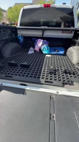 Tmat Truck Bed Organizer Slide Out Mat | Universal Fit for Short Beds 5