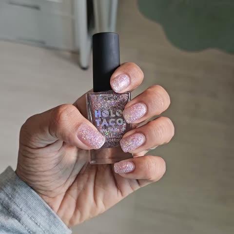 Holo Taco | Menchie The Cat | Nail Polish | Pink | Glitter