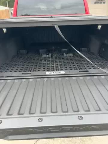 Tmat Midsize Truck Bed Organizer Slide Out Mat – Universal Fit for 5