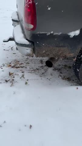 5" Turbo Back, Single Side Exit, No Muffler, AL, 1999-2003 F-250/350 7.3L, all models - Customer Photo From Isaac Reyant