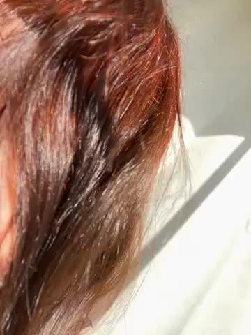 Deep Red Henna Hair Dye - Customer Photo From Cait Manley