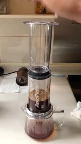 AeroPress 1-3 Cup Clear Coffee and Espresso Maker - Spoons N Spice