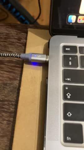 3.93ft (1.2m) Magnetic Cable 100W For USB-C Laptops: Infinity - Customer Photo From Robin Garg