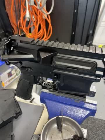 NBS Enhanced AR-15 Stripped Billet Upper Receiver - Customer Photo From AARON CROSS