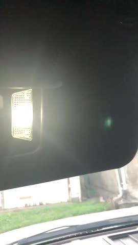 2009-14 F150 Vanity Mirror Light LED Bulbs - Customer Photo From Chase Endy