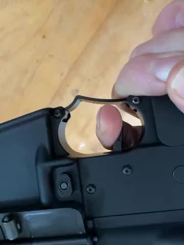 Rise Armament RAVE 140 Drop-in Trigger Flat / Curved - Curved - Customer Photo From Kyle Collins