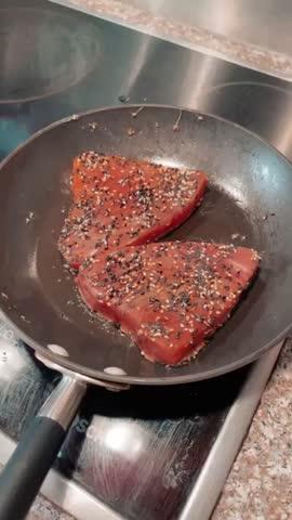 5 Sashimi Tuna Steaks (+-200-220g each) - Customer Photo From Amber Wright