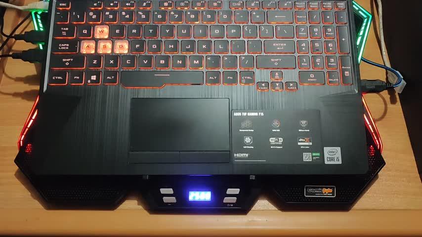 Cosmic Byte Meteoroid Cooling Pad with 6 Fans - RGB LED - Customer Photo From Shubhashish Sengupta