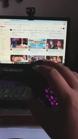 Cosmic Byte Sentinel RGB Wireless + Wired Dual Mode Gaming Mouse - Customer Photo From Prathamesh Velkar